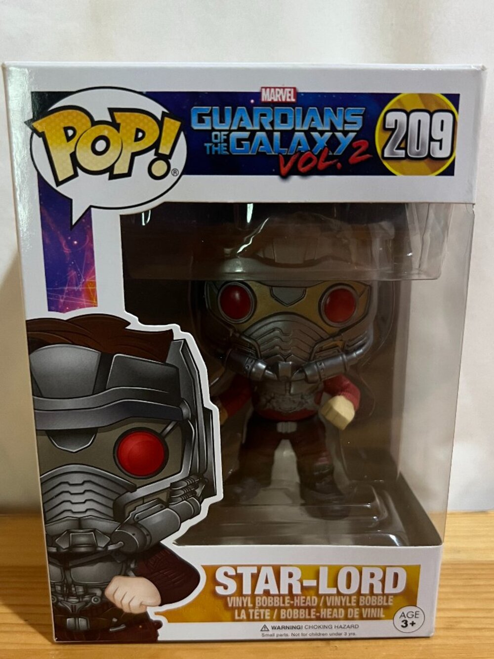 Funko Pop! Vinyl: Marvel Star-Lord (w/ Aero Rig) Toys R Us (Exclusive) #209 Used